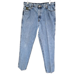 Cinch Rocky Mountain Wear Relaxed Fit Green Label Med. Wash Jeans Mens 36x36